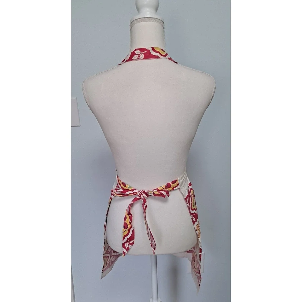 Vintage‎ Apron 1950's Style Heart Shape With Cherries